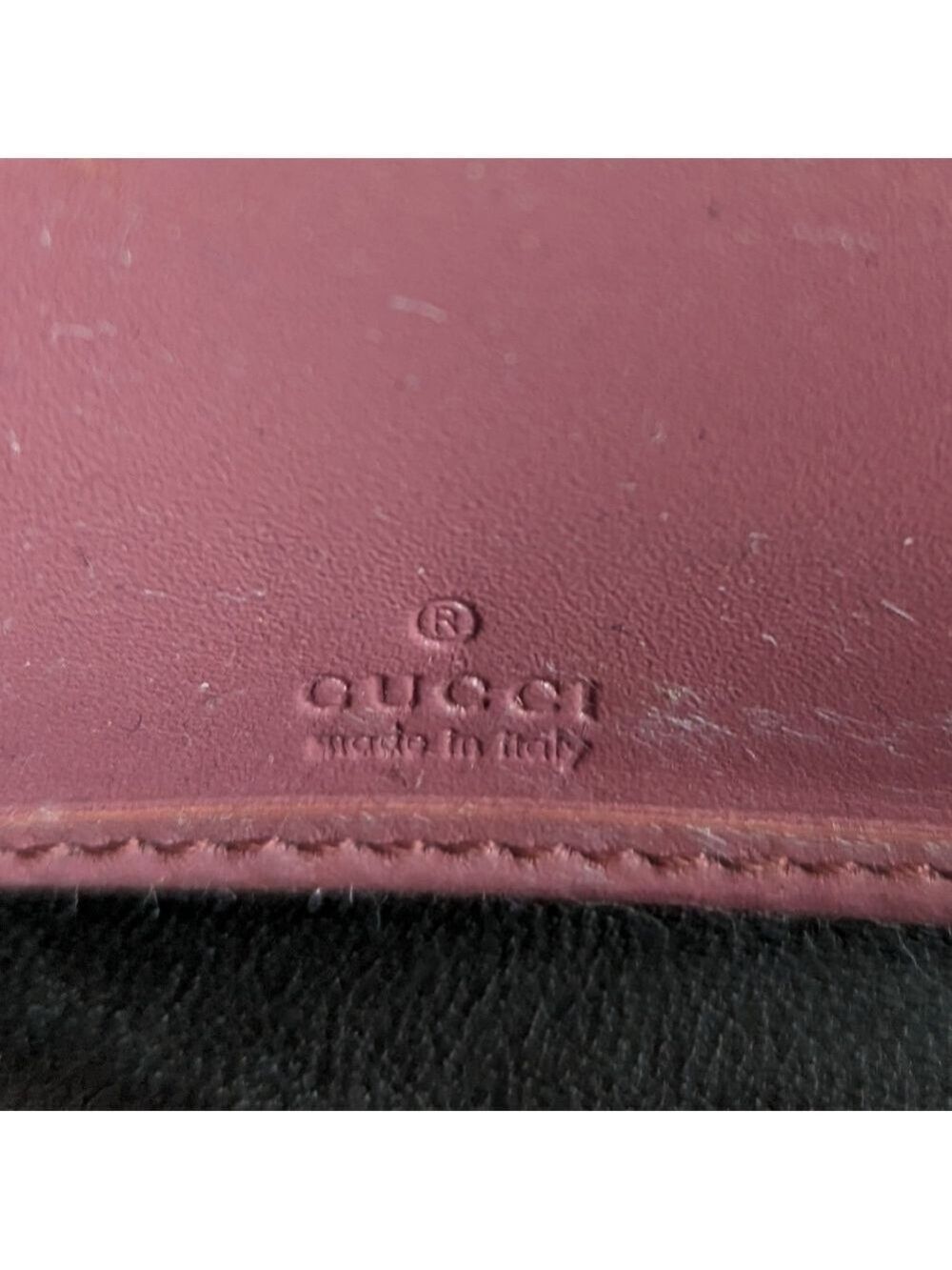 Gucci Pink Guccissima Leather GG lcon Zip Around Wallet - Picture 7 of 13
